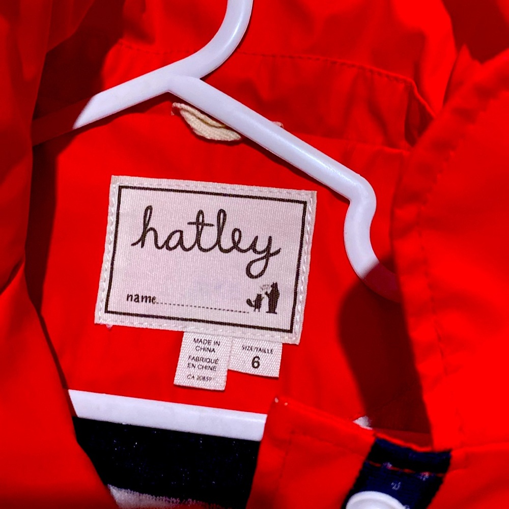 Hayley raincoat size 6 perfect condition